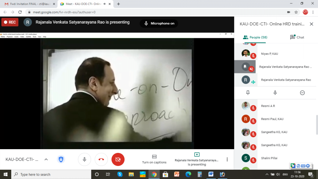 Online HRD training on change management - Dr. R. V. S. Rao Online HRD training on change management - Dr. R. V. S. Rao
