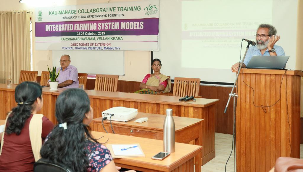 Inauguration by Dr Jiju P Alex,Director of Extension, KAU