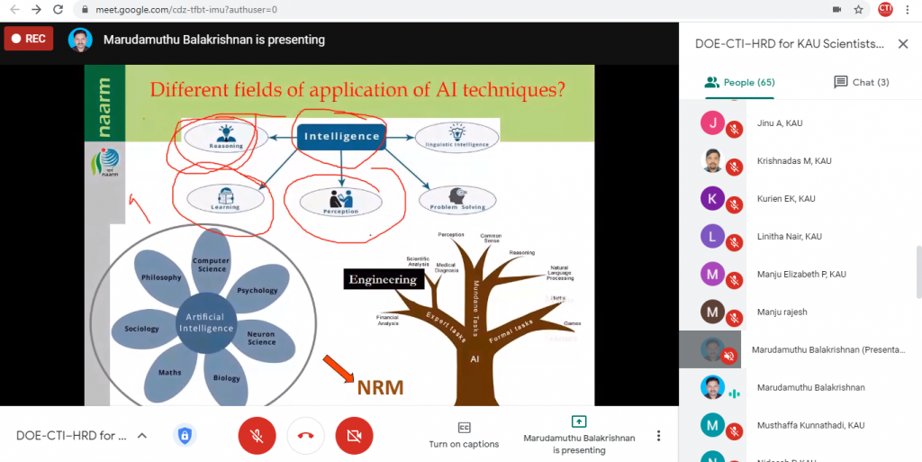 Session on Artificial Intelligence