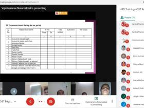 Online HRD training on GST registration