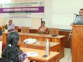 Inauguration by Dr Jiju P Alex,Director of Extension, KAU